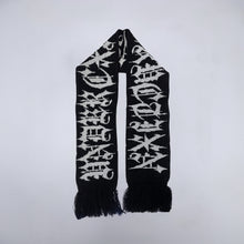 Load image into Gallery viewer, UNDER CXNSTRUCTIXN BLACK SCARF
