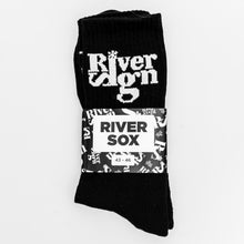 Load image into Gallery viewer, RIVER SOX BLACK
